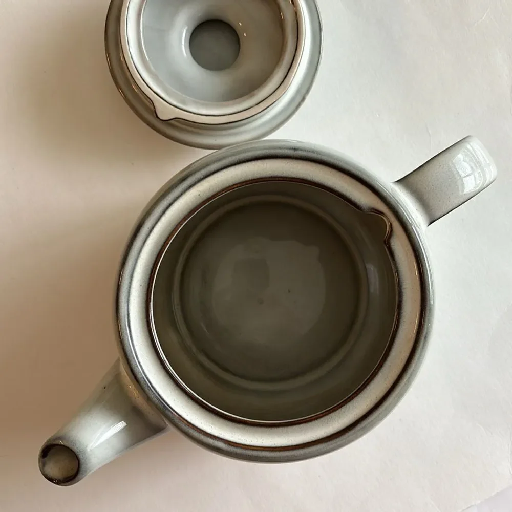 IKEA Gladelig Gray Teapot Stoneware
